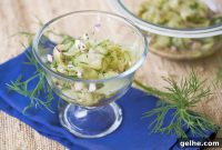 Crisp Cucumber Dill Salad with Creamy Yogurt Dressing