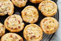 Smoked Summer Sausage and Cheddar Pinwheel Appetizers