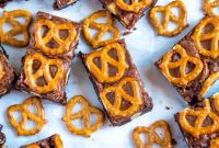 Nutella Pretzel Brownies Recipe — Chocolatey Salted Treat