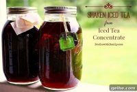 Starbucks-Style Shaken Iced Tea with Iced Tea Concentrate