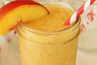 Homemade Peach Julius Recipe: Creamy Peach Smoothie Drink