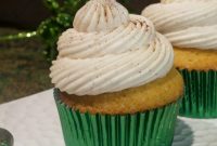 Eggnog Cupcakes with Spiced Eggnog Buttercream