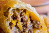 Cheeseburger Egg Rolls Recipe – Crispy Cheeseburger Bites
