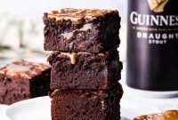 Guinness Chocolate Brownies with Rich Stout Flavor