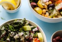 Greek Power Bowls with Creamy Tzatziki Dressing