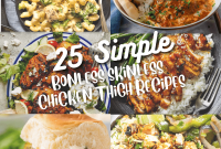 25 Flavorful Boneless Skinless Chicken Thigh Recipes