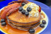 Crispy Griddled Pancakes with Maple Butter Recipe