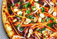 CPK Thai Chicken Pizza Copycat Recipe: Creamy Peanut & Sweet Chili