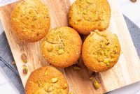 Homemade Pistachio Muffins Without Pudding Mix