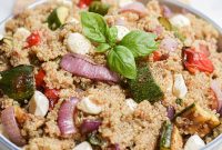 Grilled Vegetable and Quinoa Salad with Lemon Vinaigrette