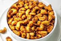 Spiced Curried Cashews Recipe: Crunchy Indian-Style Snack