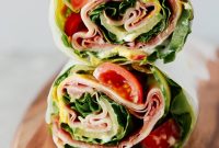 Crispy Lettuce Wrap Sandwich: Fresh Low-Carb Lunch Idea