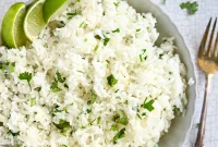 Copycat Chipotle Cilantro Lime Rice Recipe