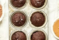 Chocolate Banana Muffins with Cocoa Swirls