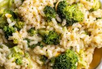 Creamy Broccoli and Parmesan Risotto Recipe