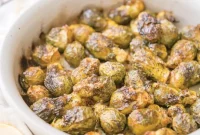 Crispy Whole Roasted Brussels Sprouts for Oven or Air Fryer