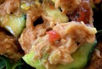Mediterranean Tuna & Veggie Open-Faced Sandwich Recipe