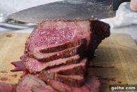 Smoked Rump Roast with Thyme Rub Recipe