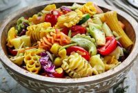 Vibrant Italian Pasta Salad with Zesty Dressing