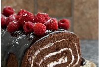Chocolate Cake Roll Made from Cake Mix – Quick Chocolate Swiss Roll