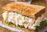 Creamy Chicken Salad with Crunchy Celery and Herbs
