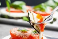 Grilled Zucchini Caprese Stacks with Basil and Balsamic Glaze