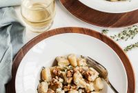 Ricotta Gnocchi in Bleu Cheese Walnut Cream Sauce