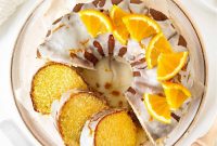 Moist Orange Bundt Cake with Speedy Citrus Glaze
