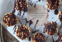 Chocolate-Drizzled Pecan Pie Bites with Crispy Shortbread