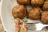 Crispy Air Fryer Meatballs (Step-by-Step Video)