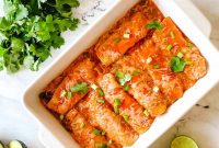 Slow Cooker Shredded Chicken Enchiladas Recipe