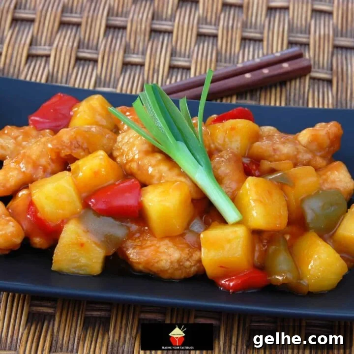 Authentic Cantonese Sweet and Sour Chicken. Come and see how to make it just like in the restaurants! Chinese food at it's best!