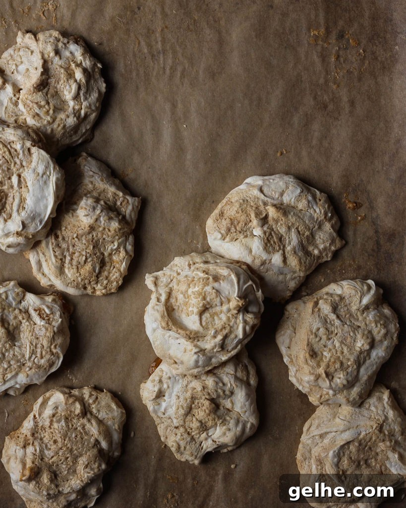 halva and tahini forgotten cookies