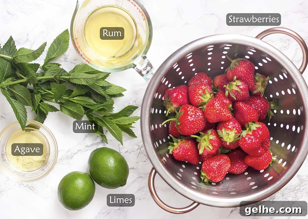 Ingredients for the recipe.