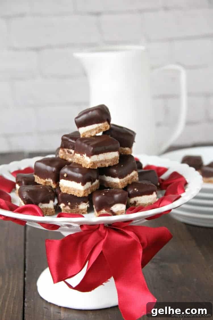Cannoli Cheesecake Bites on plate with ribbon