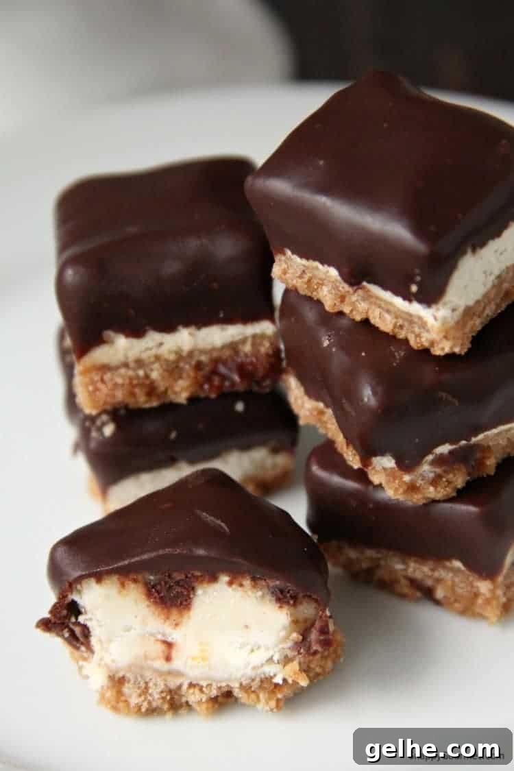 Cannoli Cheesecake Bites cut in half