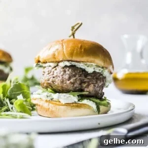 burger on a plate