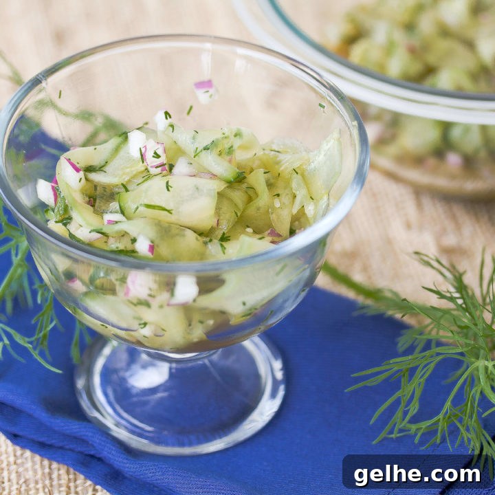 Cucumber Dill Salad