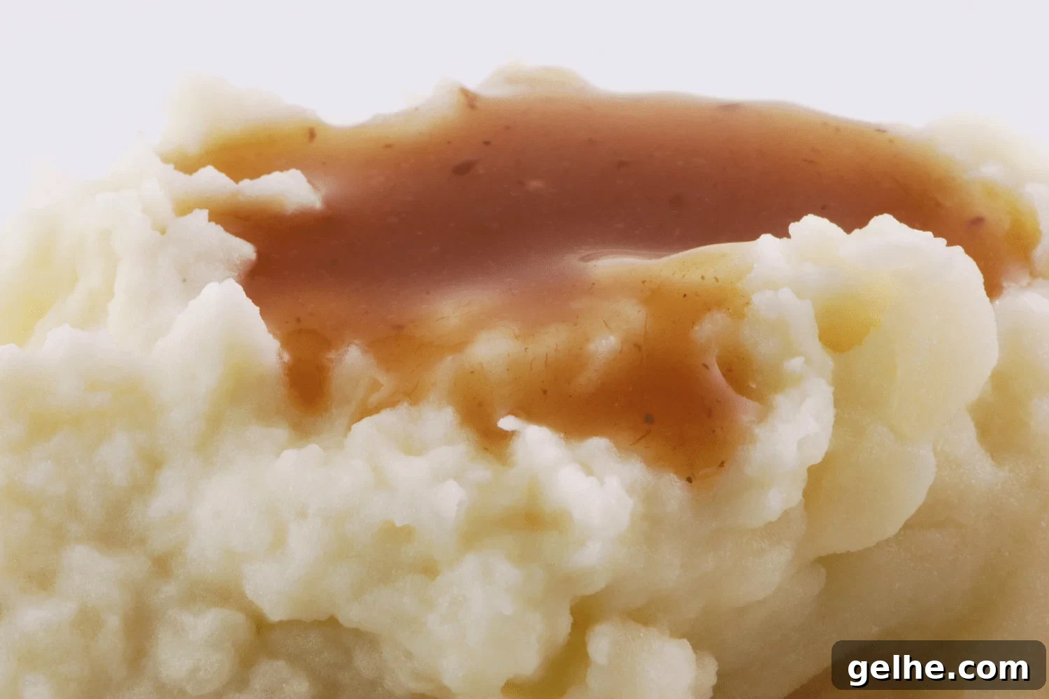 mashed potatoes with gravy