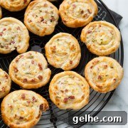 Cheddar and Smoked Summer Sausage Pinwheel Appetizers from thelittlekitchen.net