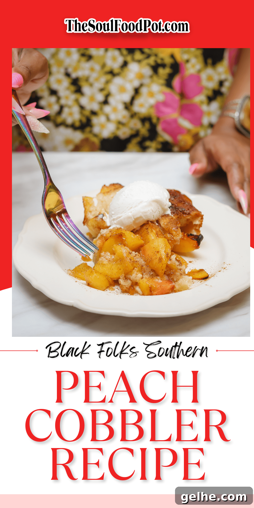 Black Folks Southern Peach Cobbler Recipe