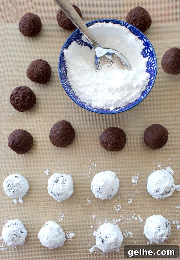 Dark Chocolate Pixie Balls Dark Chocolate Pixie Balls