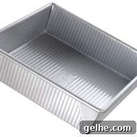 USA Pan Bakeware Square Cake Pan, 9 inch