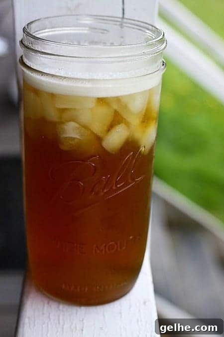 Jar of Iced Tea Concentrate