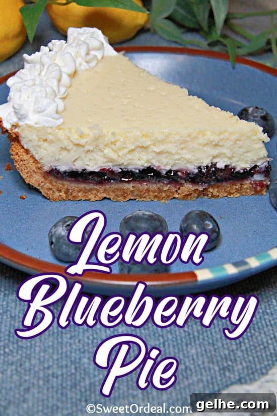 Lemon Blueberry Pie delivers the ideal balance of citrusy brightness and berry sweetness.