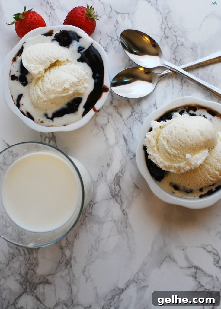 Slow Cooker Chocolate Lava Cake (Gluten, dairy, egg, soy, peanut and tree nut free; top 8 free; vegan) Dessert recipe by AllergyAwesomeness.com