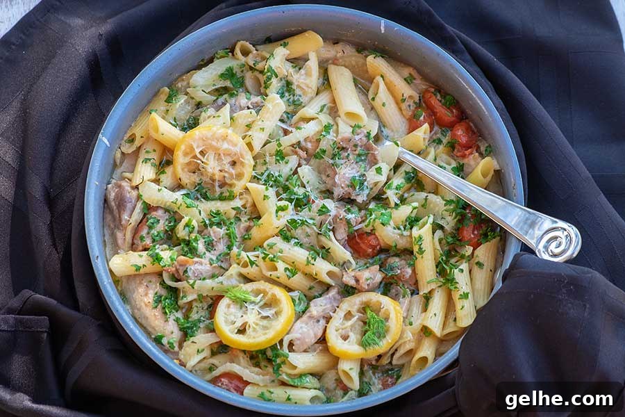 one skillet chicken pasta, gluten free