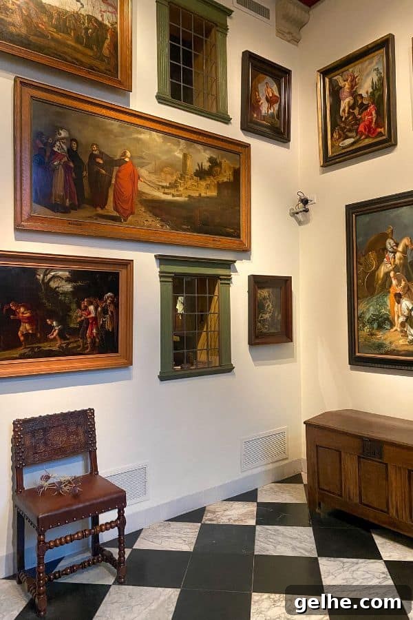 Grand entryway at the Rembrandt House