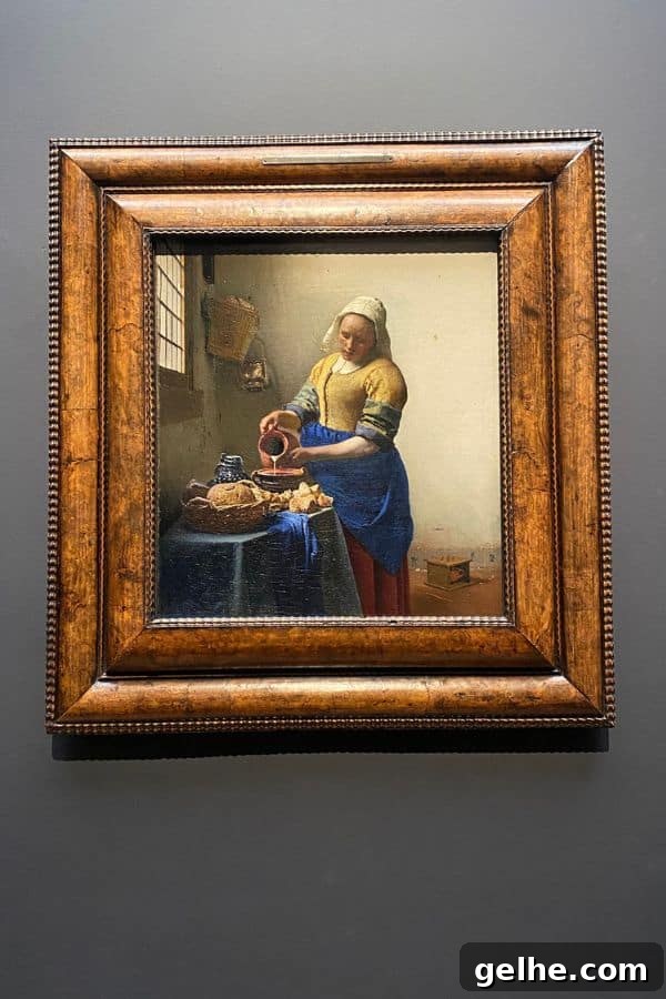 The Milkmaid, Vermeer, Rijksmuseum