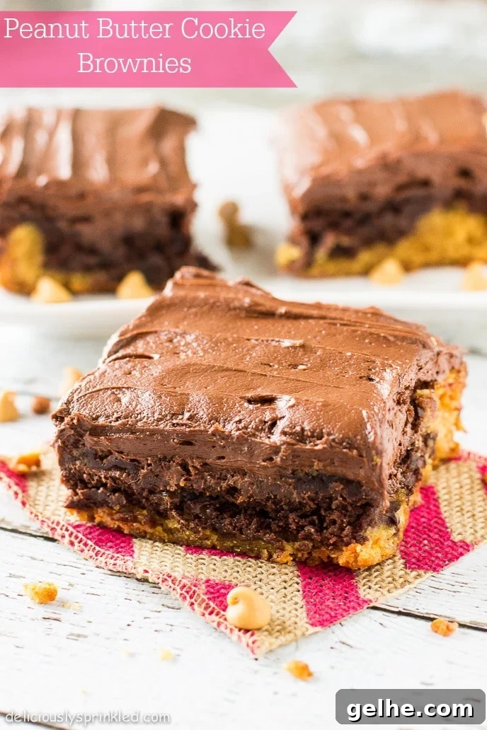 Peanut Butter Cookie Brownies